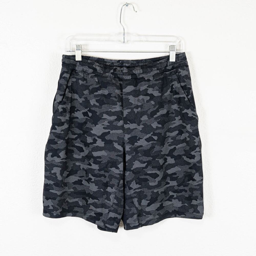 Lululemon Pace Breaker Lined Shorts 9" Black Camo size Large